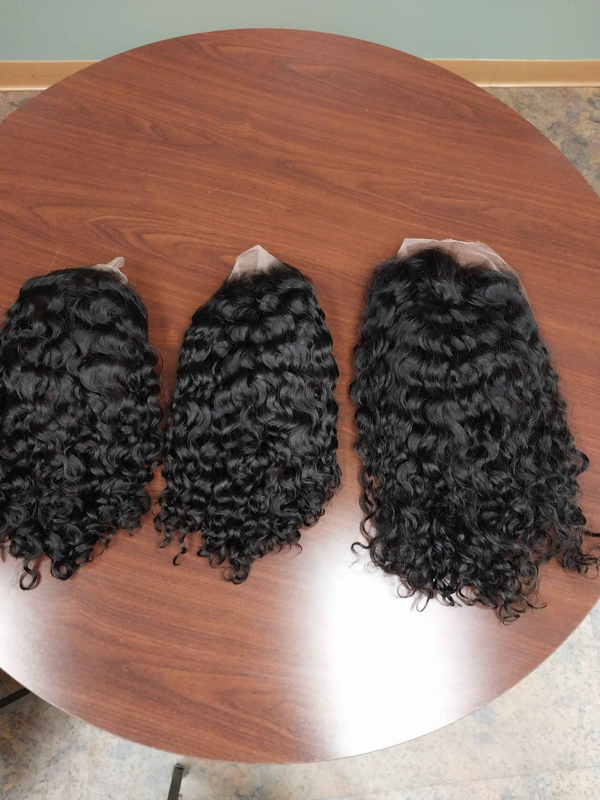 12 inch Water Wave 13x4 HD Raw Human Hair Frontal wigs - FASHION VIBES