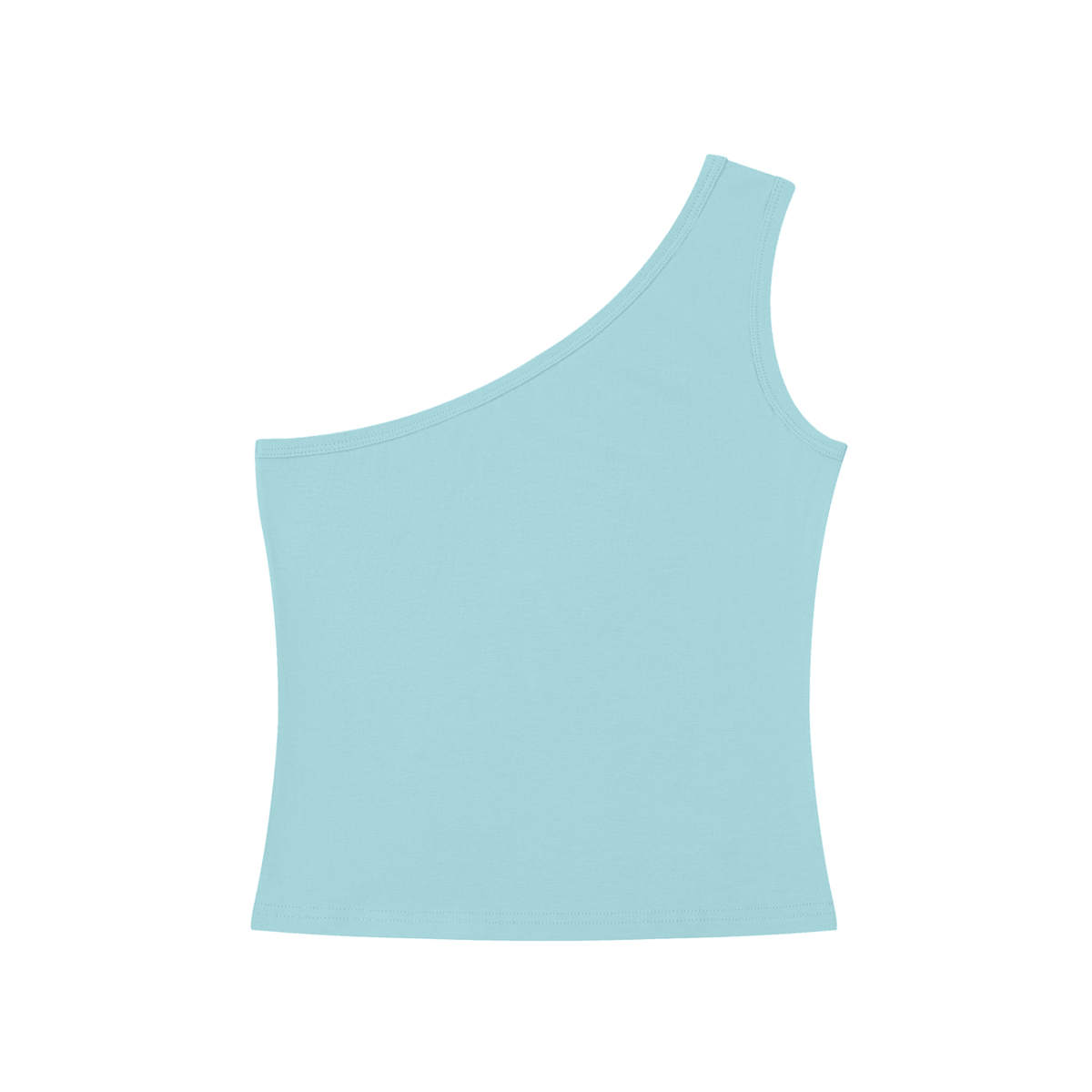 Vibes One-Shoulder Crop T-Shirt - FASHION VIBES