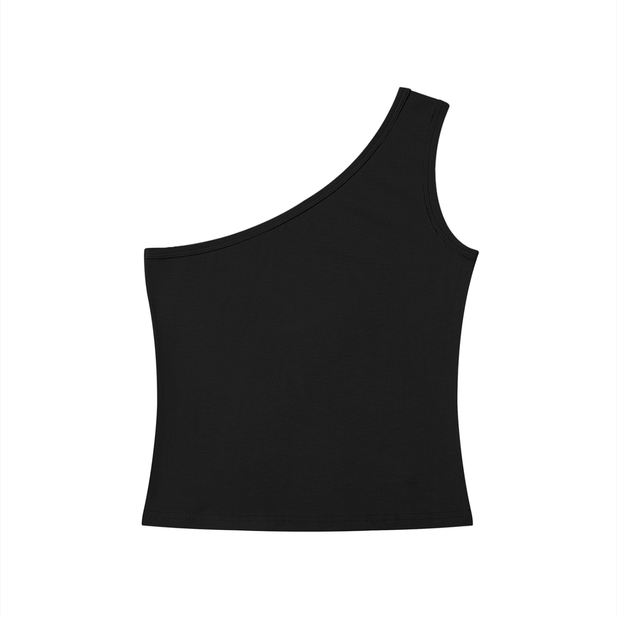 Motion Richness one-Shoulder Crop Tank Top - FASHION VIBES