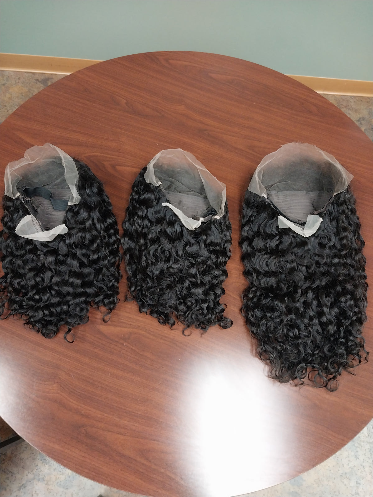12 inch Water Wave 13x4 HD Raw Human Hair Frontal wigs - FASHION VIBES