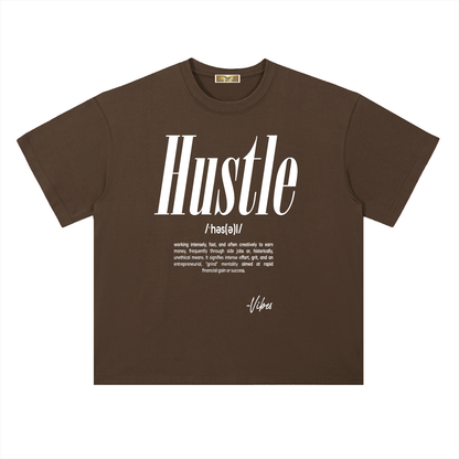 Hustle Drop Shoulder T-Shirt - FASHION VIBES