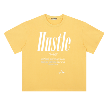 Hustle Drop Shoulder T-Shirt - FASHION VIBES
