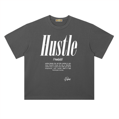 Hustle Drop Shoulder T-Shirt - FASHION VIBES